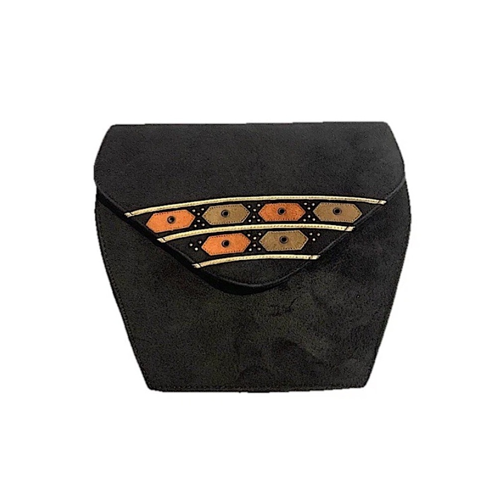 Sacha London - Black and Gold Embellished Design bag!